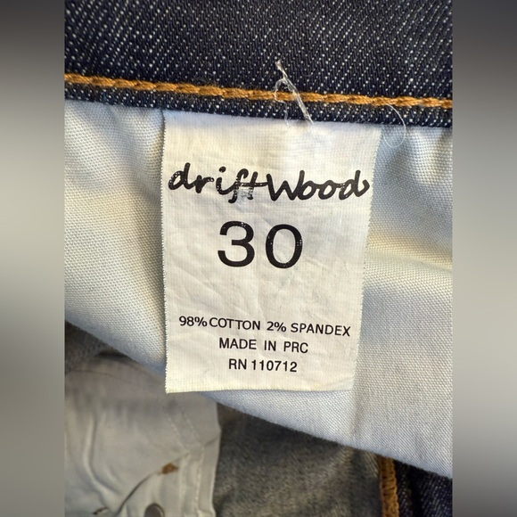 Driftwood Jeans with Floral Detail Size 30 - Picture 4 of 12